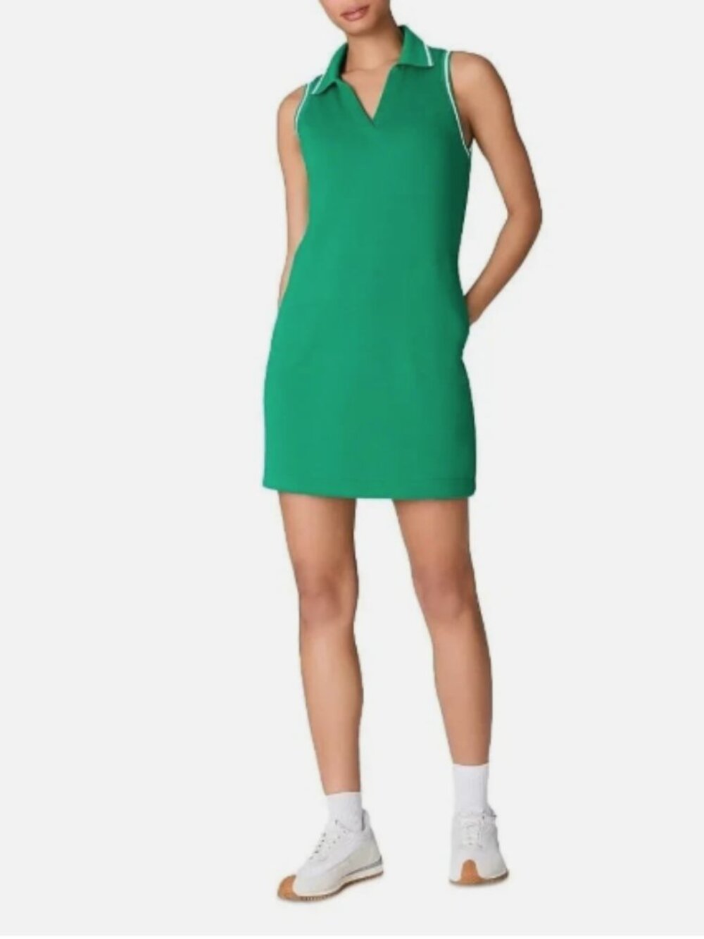 Spanx Airpique Sleeveless Polo Dress Size XL-MSRP $128
